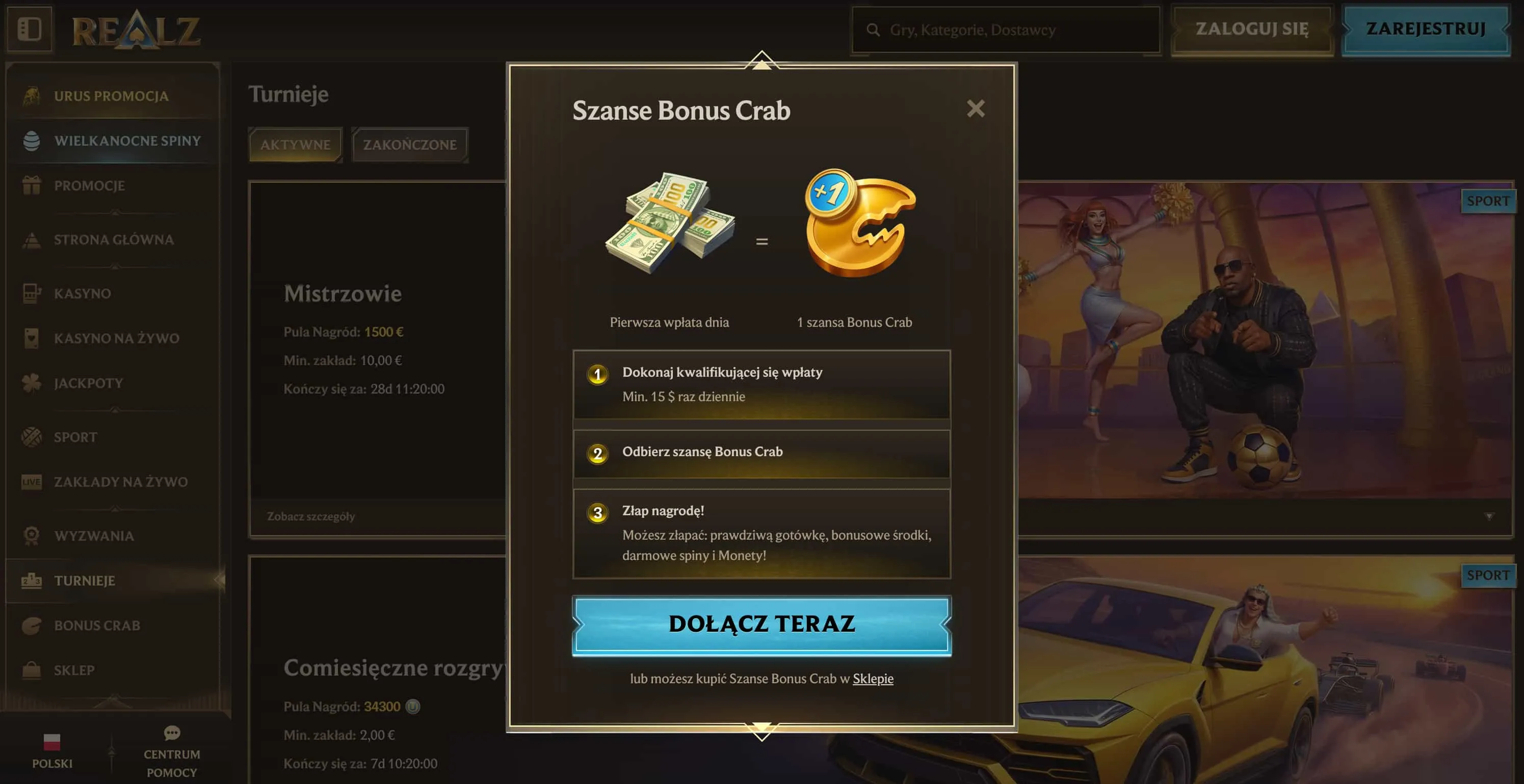 Bonus Realz Casino &ndash; co czeka na nowych i stałych graczy?